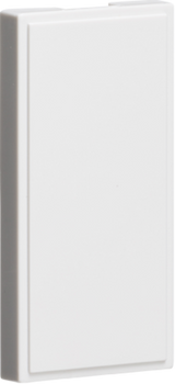 PACK OF 10 - Half Blanking Modules (25 x 50mm) - White