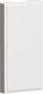 PACK OF 10 - Half Blanking Modules (25 x 50mm) - White