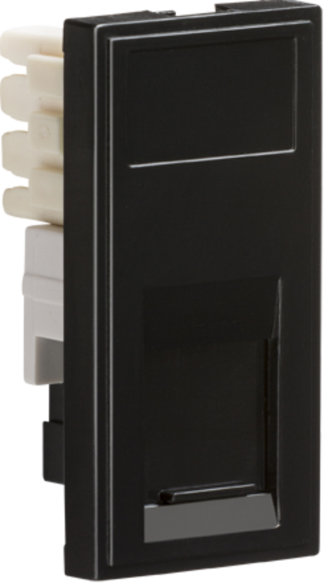 RJ11 Outlet Module 25 x 50mm - Black