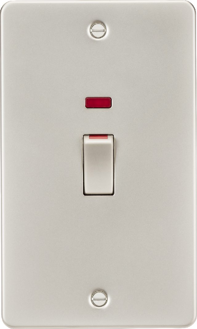 45A DP Switch with Neon - Pearl