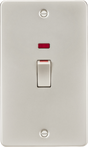 45A DP Switch with Neon - Pearl