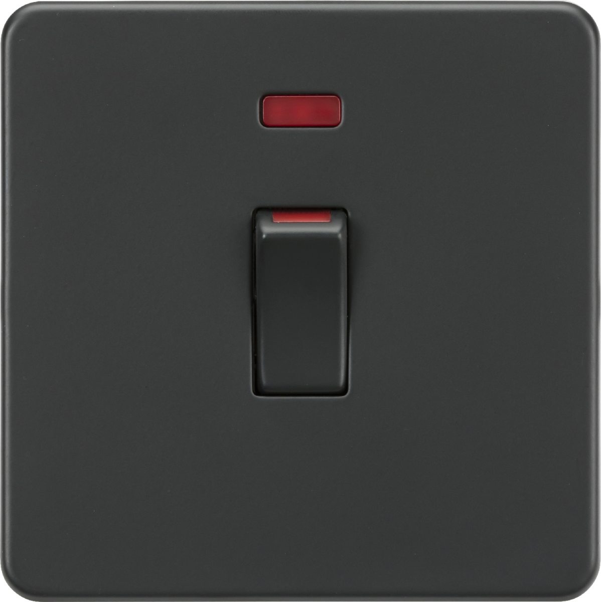 45A DP Switch with Neon Indicator - Anthracite