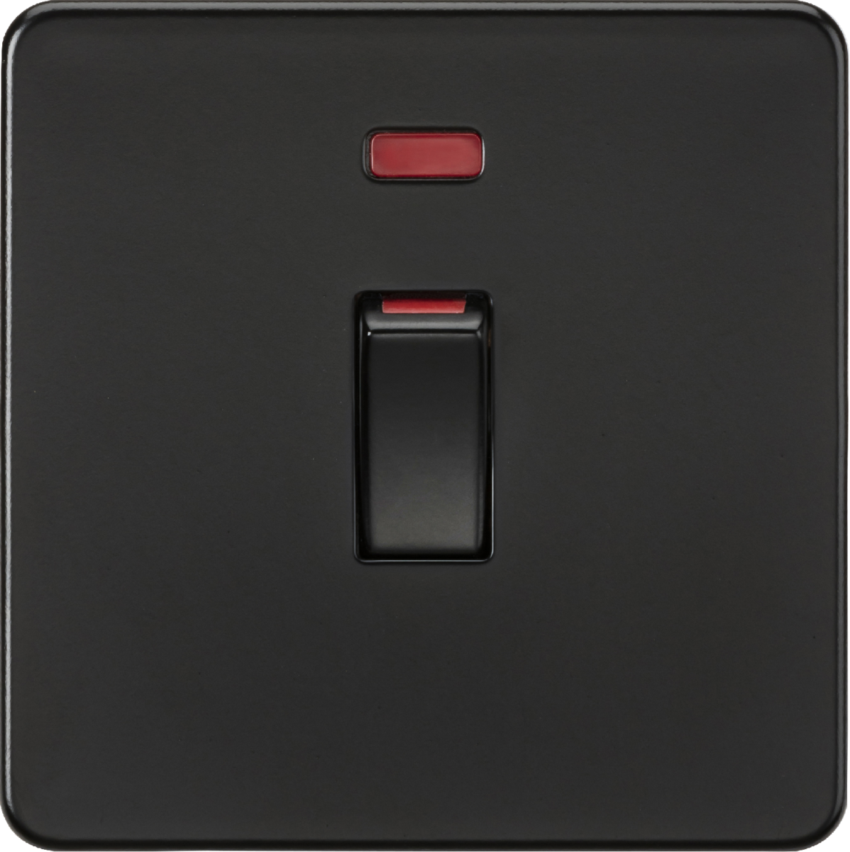 45A DP Switch with Neon - Matt Black