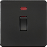45A DP Switch with Neon - Matt Black