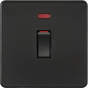 45A DP Switch with Neon - Matt Black