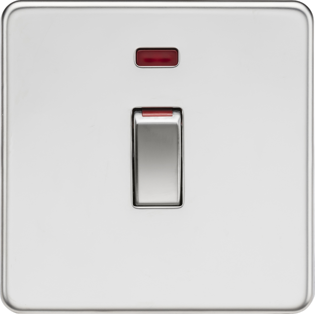 ML Accessories 45A DP Switch with Neon - Polished Chrome
