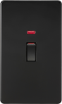 45A DP Switch with Neon - Matt Black