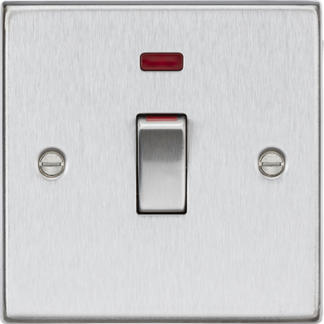 ML Accessories 45A DP Switch with Neon - Brushed Chrome