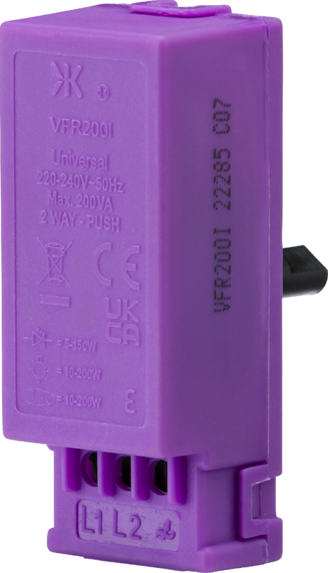 10-200W LED 2-Way Intelligent Dimmer Module - VFR200I