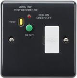 13A RCD Fused Spur (Type A) by ML Accessories - Anthracite Finish