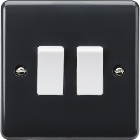 10AX 2G 2-way Switch - Part M Compliant, Anthracite Finish