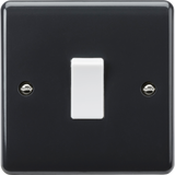 10AX 1G 2-way Switch [Part M Compliant] - Anthracite Finish