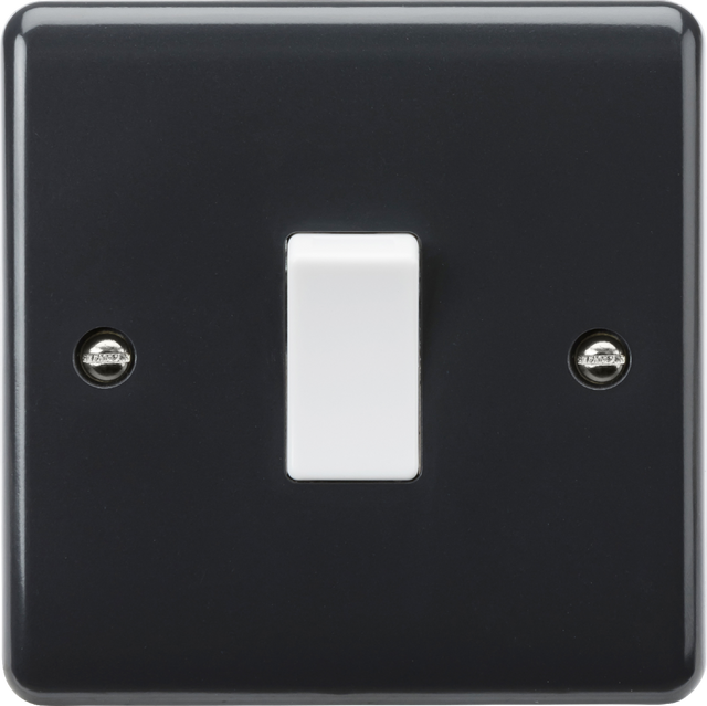 10AX 1G 2-way Switch [Part M Compliant] - Anthracite Finish