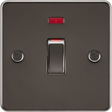 45A DP Switch with Neon Indicator - Gunmetal Finish