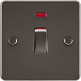45A DP Switch with Neon Indicator - Gunmetal Finish