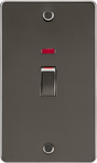Gunmetal 45A DP Switch with Neon Indicator