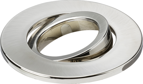 Tilt Bezel for SpektroLED Downlight in Brushed Chrome