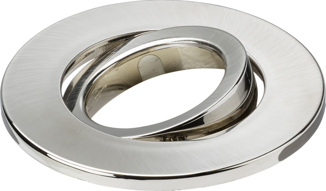Tilt Bezel for SpektroLED Downlight in Brushed Chrome