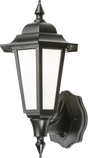 230V IP54 8W LED Wall Lantern - Black