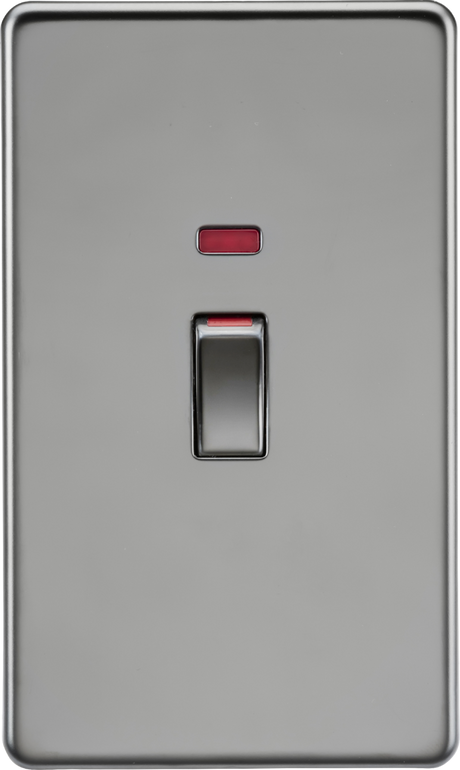 45A DP Switch with Neon - Black Nickel