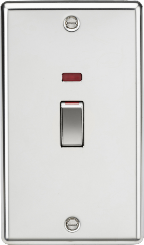 45A DP Switch with Neon - Polished Chrome - Image