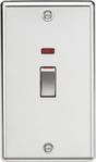 45A DP Switch with Neon - Polished Chrome - Image
