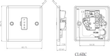 13A Fused Spur Unit Round Edge Design