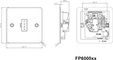 Flat Plate Gunmetal 13A Fused Spur Unit