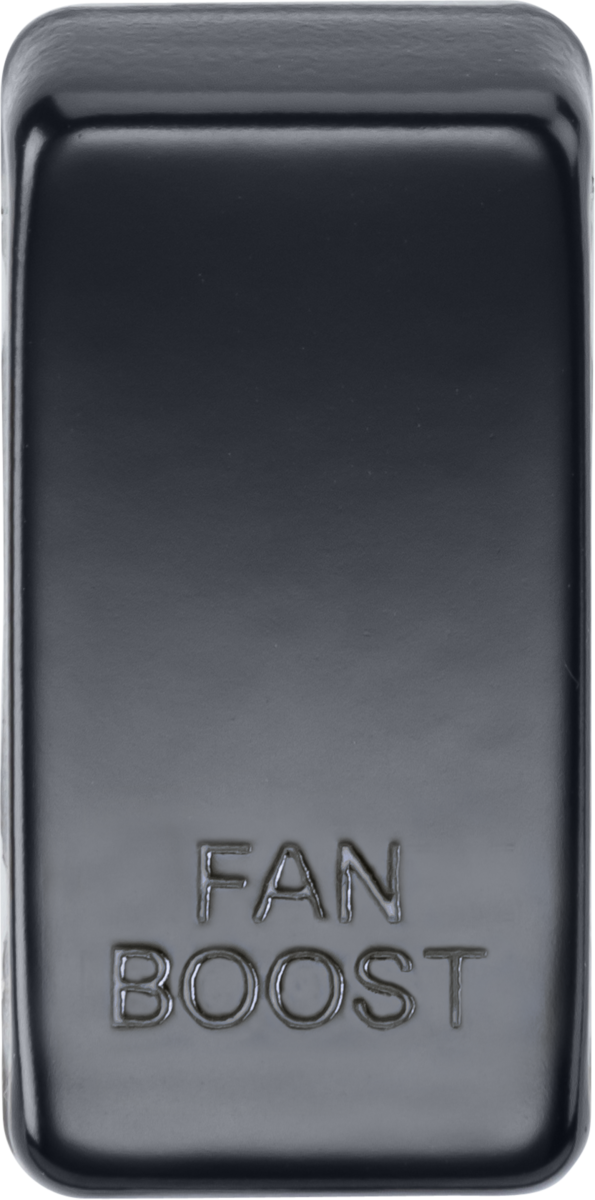 Switch Cover Marked FAN BOOST - Matt Black