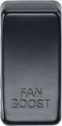 Switch Cover Marked FAN BOOST - Matt Black