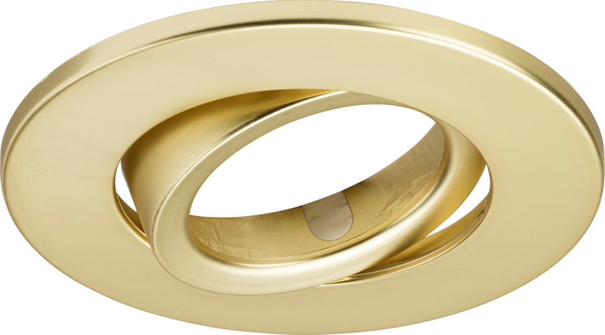 Tilt Bezel for SpektroLED IP65 Downlight - Polished Brass