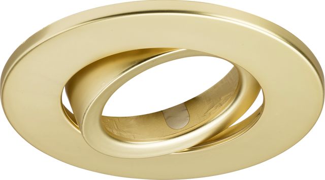 Tilt Bezel for SpektroLED IP65 Downlight - Polished Brass
