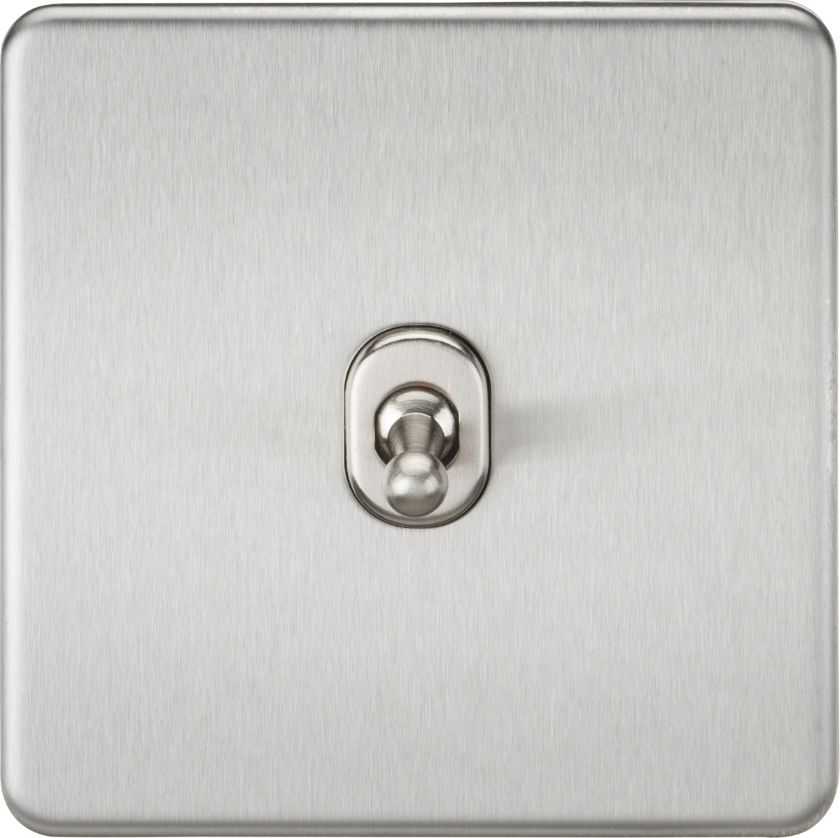10AX 1G 2-way Toggle Switch - Brushed Chrome