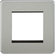 2G Modular Faceplate - Brushed Chrome