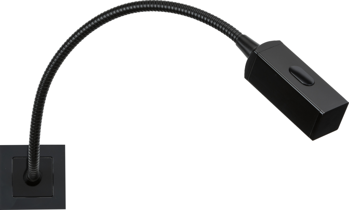 Modular Reading Light 50 x 50mm - Touch Dimmer - Black