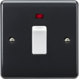 20A 1G DP Switch with Neon, Part M Compliant - Anthracite