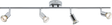 230V GU10 Quad Bar Spotlight - Chrome