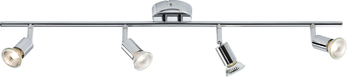 230V GU10 Quad Bar Spotlight - Chrome