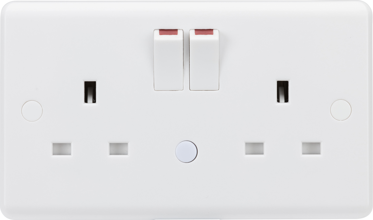 13A 2G DP Switched Socket with Night Light Function