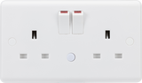 13A 2G DP Switched Socket with Night Light Function