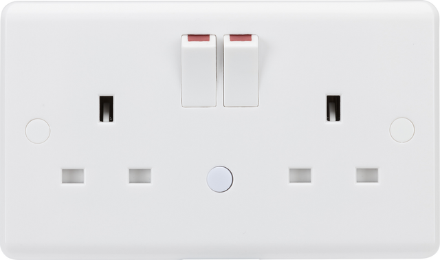 13A 2G DP Switched Socket with Night Light Function