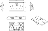 13A 2G DP Switched Socket with Night Light Function - Alternate View