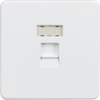 RJ45 Network Outlet - Matt White