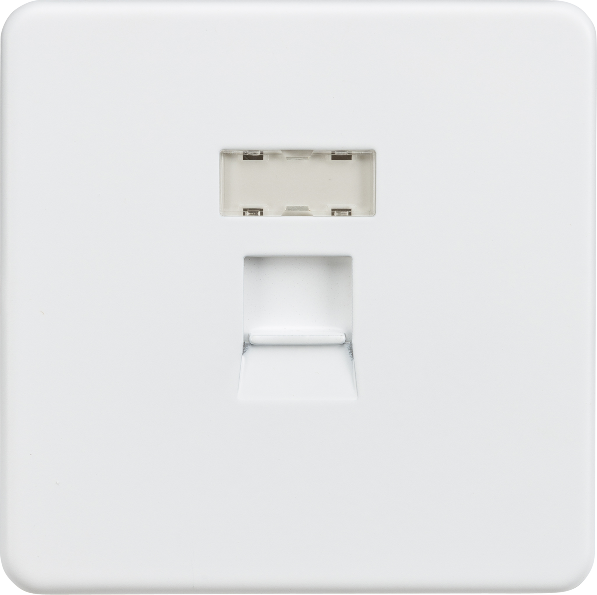 RJ45 Network Outlet - Matt White