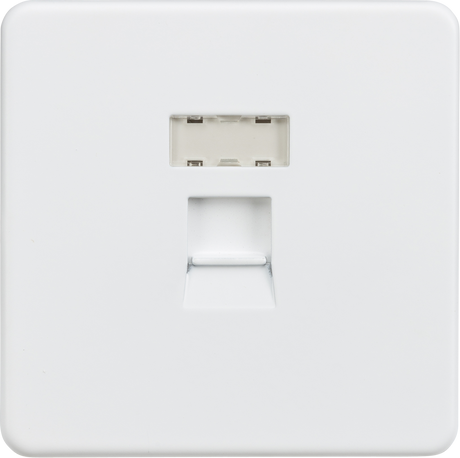 RJ45 Network Outlet - Matt White