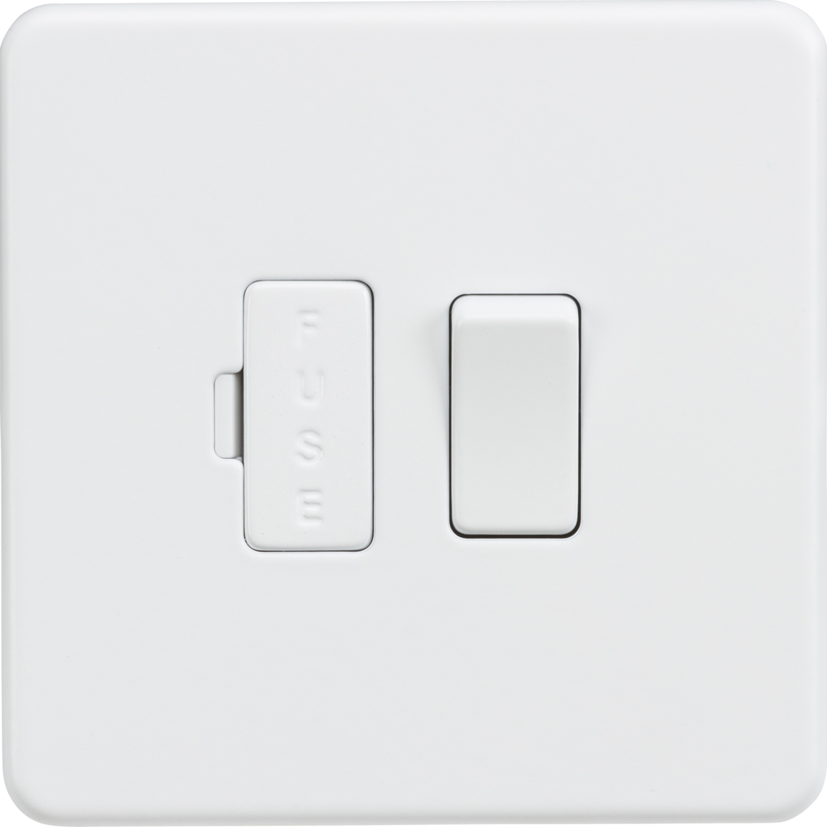 13A Switched Fused Spur Unit - Matt White