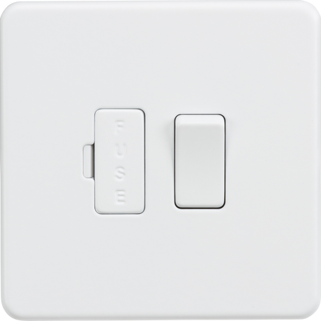 13A Switched Fused Spur Unit - Matt White