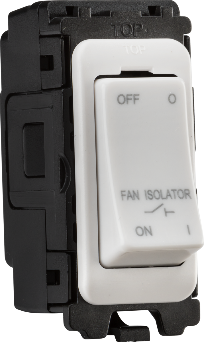 10A Fan Isolator Switch Module - Front Mounting Grid Module