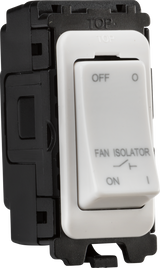 10A Fan Isolator Switch Module - Front Mounting Grid Module