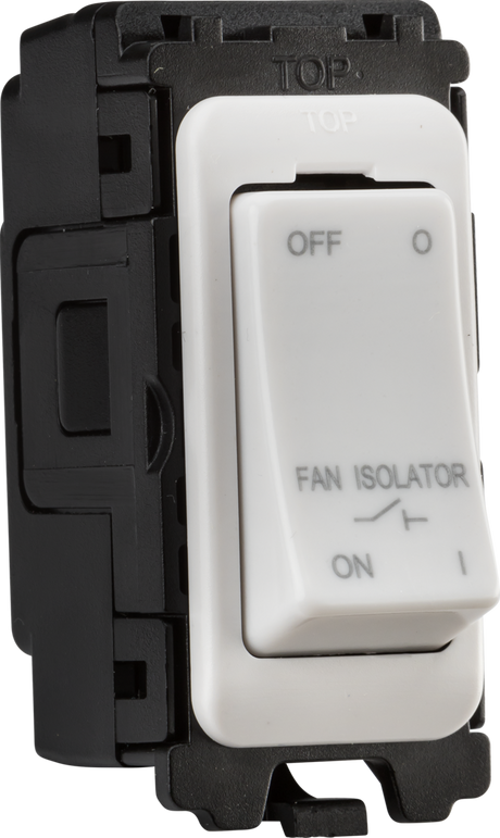10A Fan Isolator Switch Module - Front Mounting Grid Module